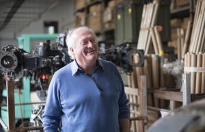 David Green in one of the H&G warehouses