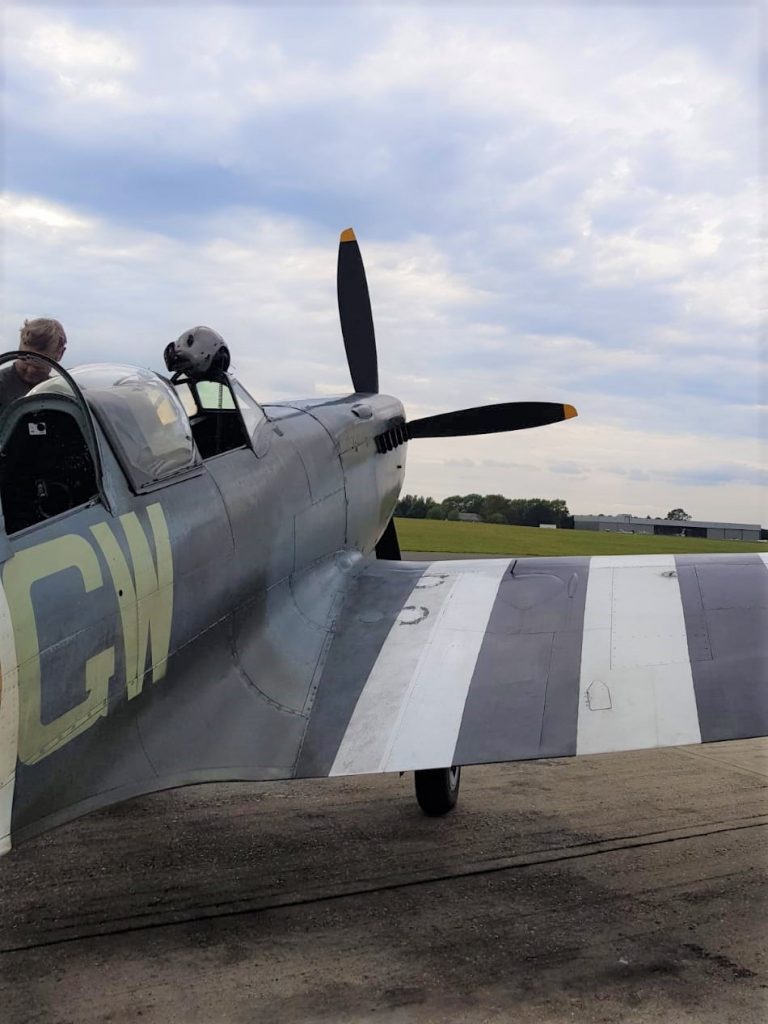 Spitfire MJ772 at Biggin Hill 