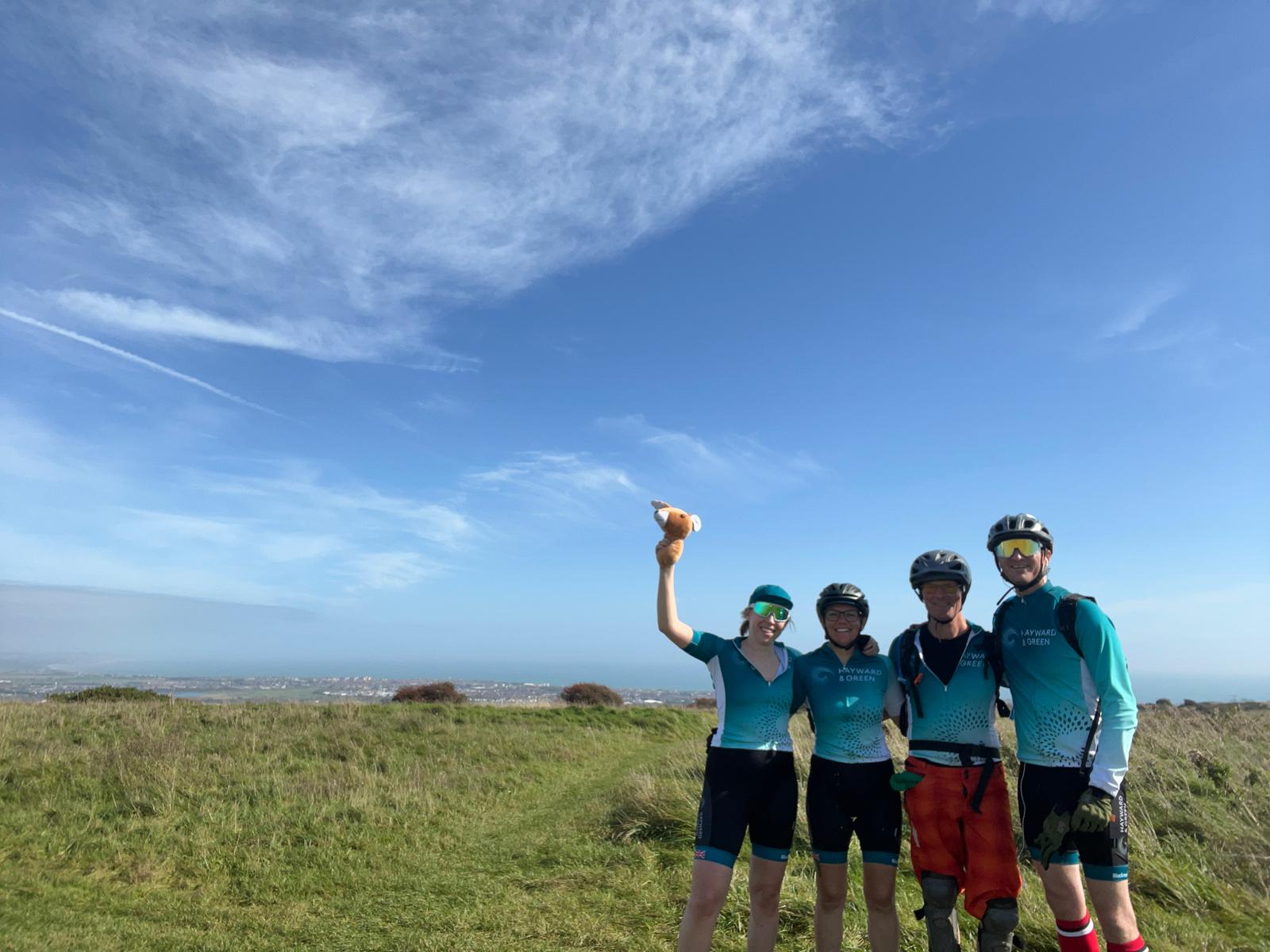 South Downs Way bike ride raises thousands for local Sussex charity